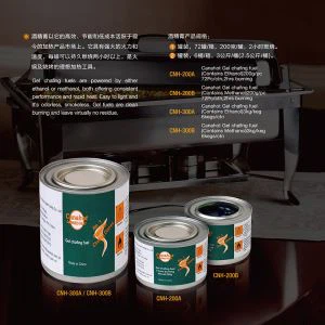 Fammable Gel Alkoholpasta til matlagingskanne, Gelbrennstoff Briket, Fancy Alkoholgel, Varmepotte Skålbrensel